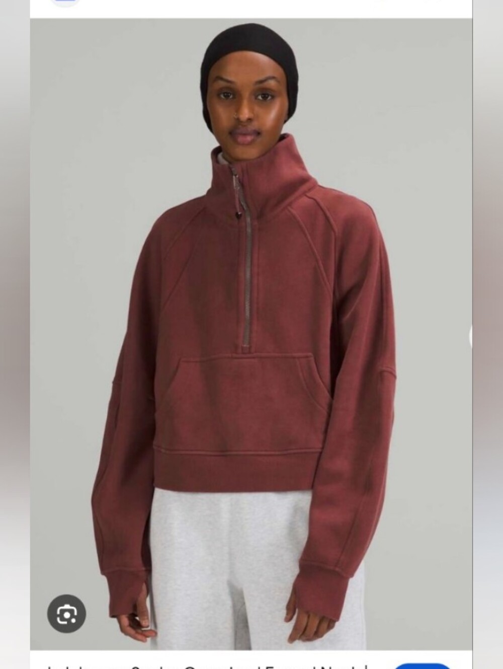 lululemon athletica Half-Zip Funnel Pullover - Wine